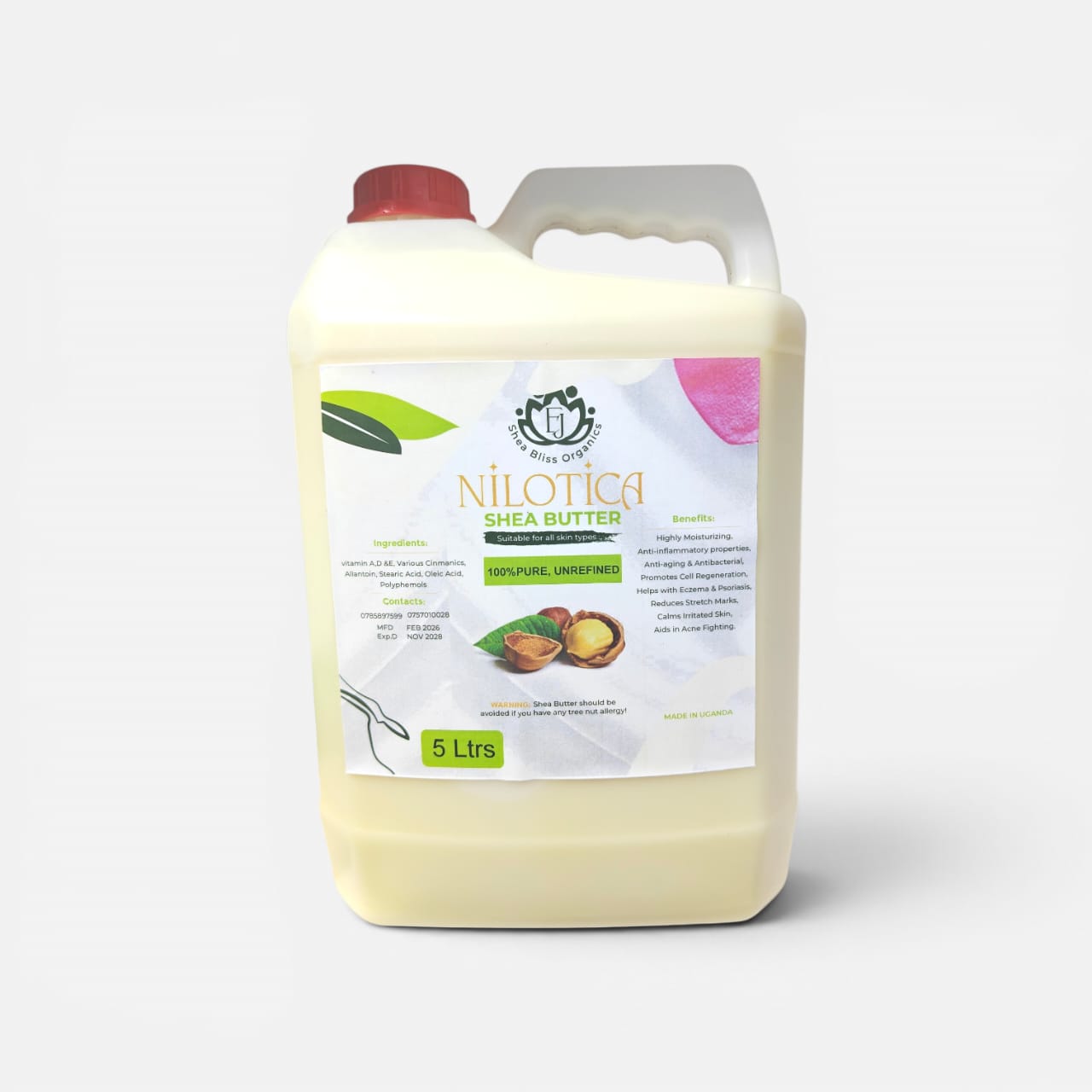 5 Litre jerrycan — front label