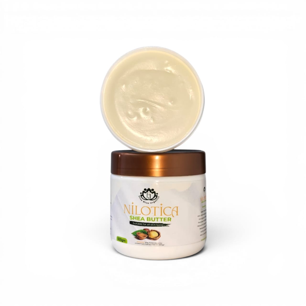 500gm open jar — copper lid